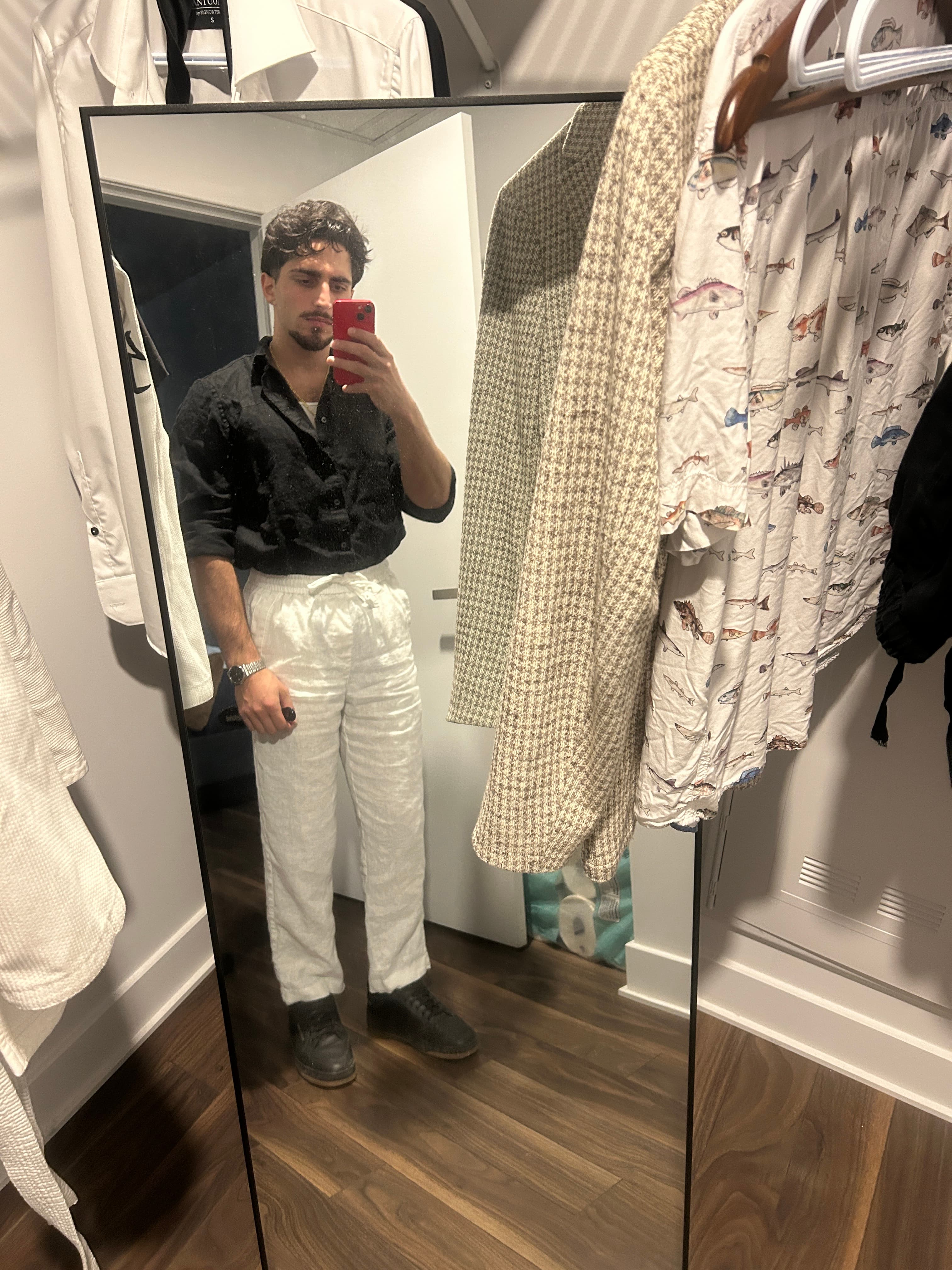 Recent selfie used as an input for Charmd dating photos